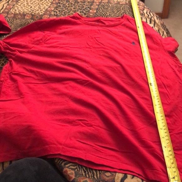 POLO by RALPH LAUREN XL Red long sleeve tee crew neck oversized  like new - Picture 5 of 8